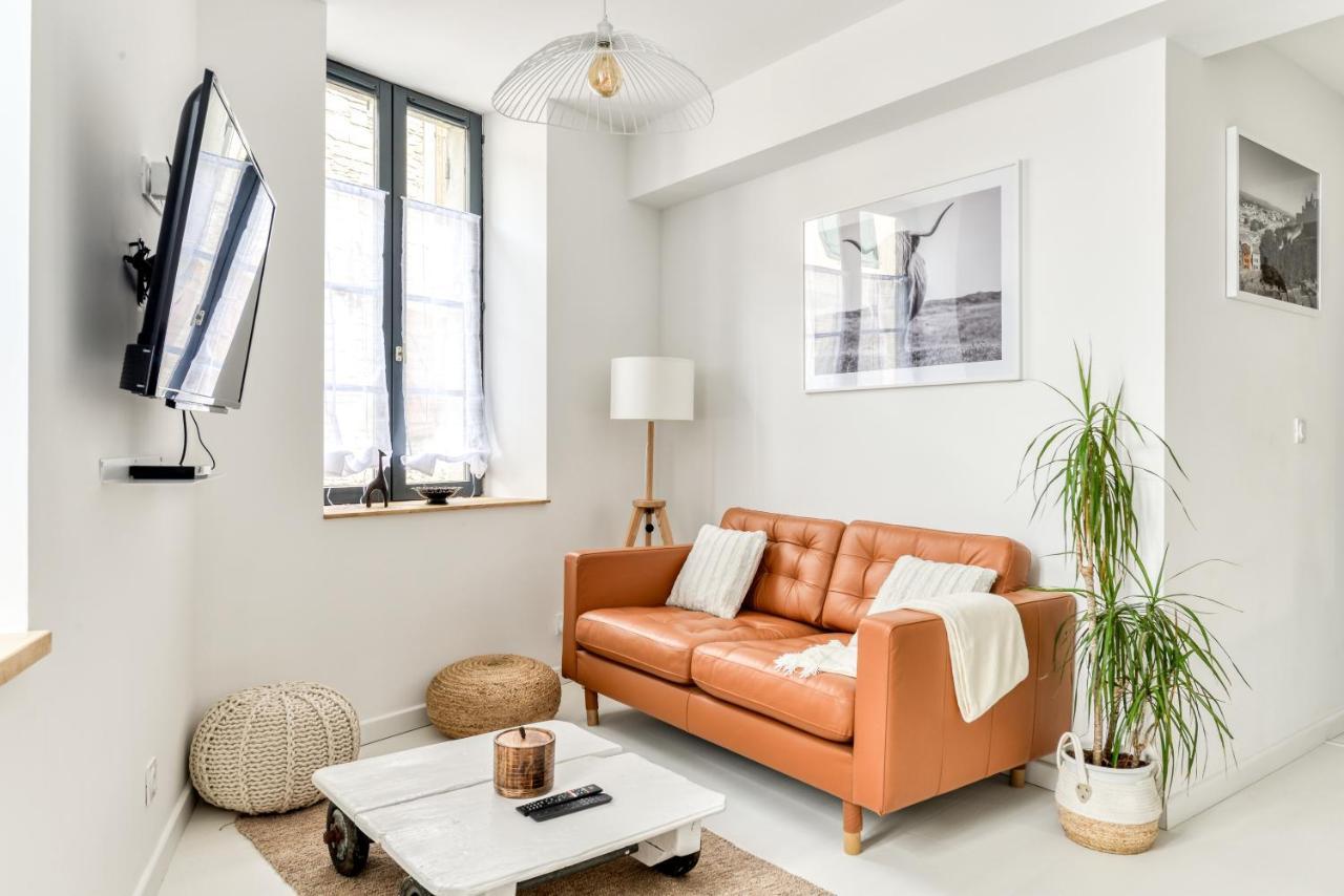 Les Gites De Laure - L'Or Blanc, Appartement Avec Vue Sur Le Chateau, Climatisation, Netflix, A 160 M De La Cite Medievale Carcassonne Eksteriør billede